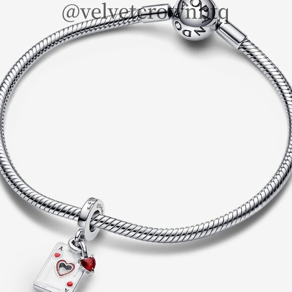Pandora Disney Villains Queen of Hearts Double Dangle Charm - Picture 3 of 5